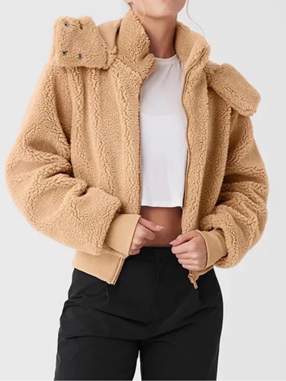 ALO Sherpa Camel Jacket
